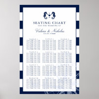 Seepferd | Nautische Hochzeit | Sitzdiagramm