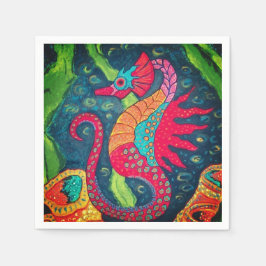 Seepferd Paper Napkin Serviette