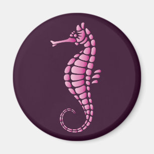 Seepferd Pink Magnet