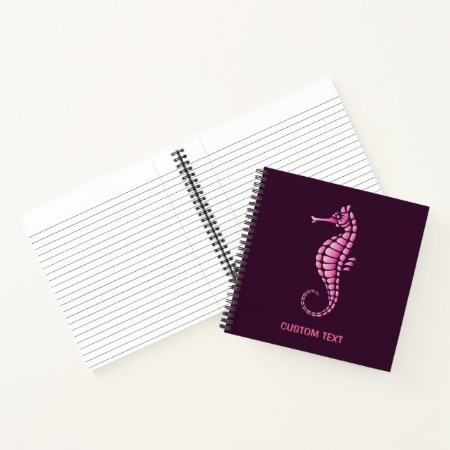 Seepferd Pink Notizbuch (Innenseite)