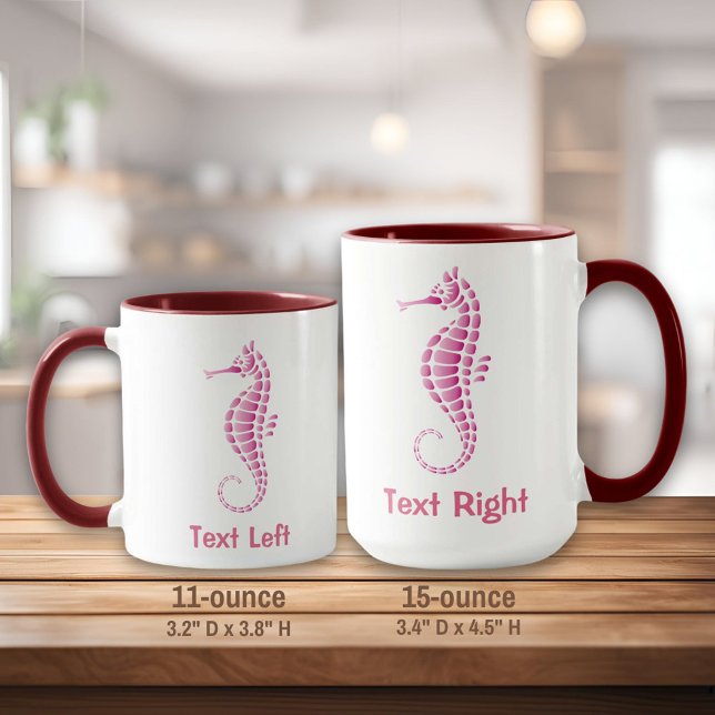 Seepferd Pink Tasse (Von Creator hochgeladen)