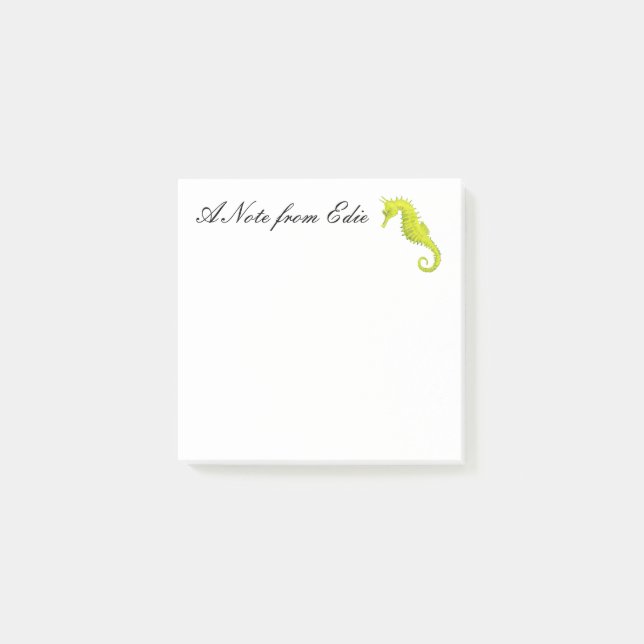 Seepferd Post-it Klebezettel (Vorderseite)