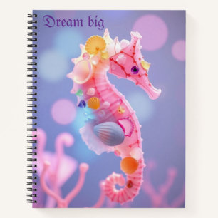 Seepferd & Seashell Serenity Notizbuch
