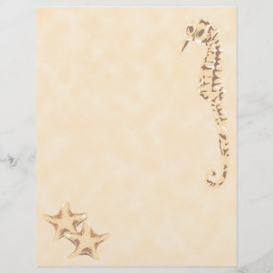 Seepferd Seastar Letterhead Stationery