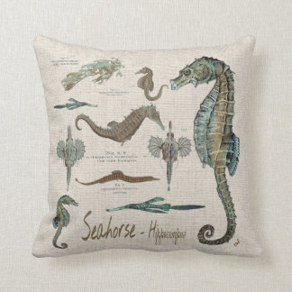 Seepferd-, Seedrachen und Seerohre Kissen