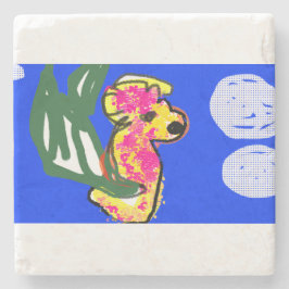 Seepferd Sommer Steinuntersetzer