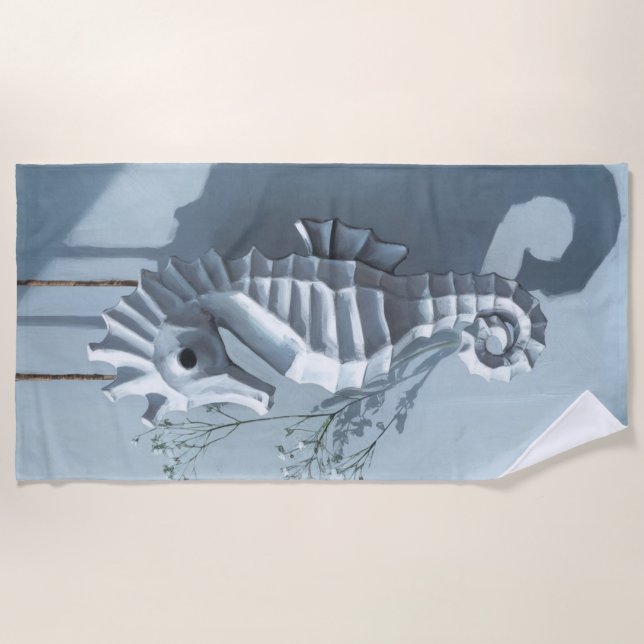 Seepferd Strandtuch (Vorderseite)