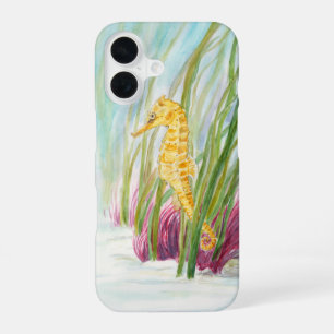 Seepferd-Telefongehäuse / Abdeckung iPhone 16 Hülle