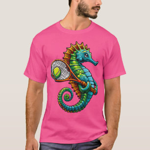 Seepferd Tennis Club Animals Sportturnier T-Shirt