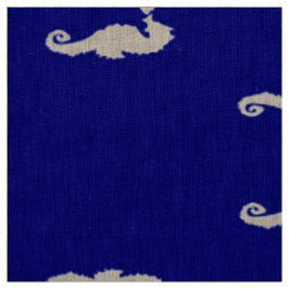 Seepferd und Muschel Stoff