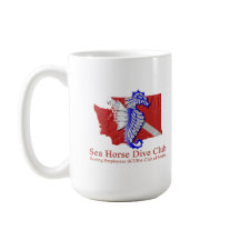 Seepferd Unterwasser-Wappen-Tasse