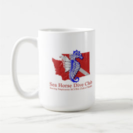 Seepferd Unterwasser-Wappen-Tasse Kaffeetasse