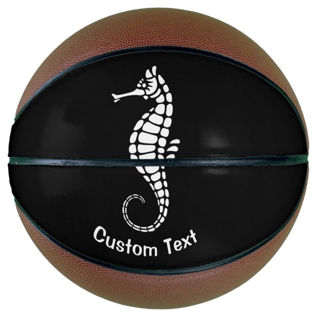 Seepferd White Basketball (Vorderseite)