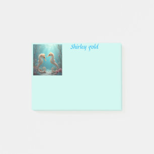 Seepferdchen Freunde Post-it Notiz personalisieren