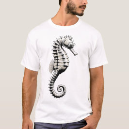 Seepferdchen-Kunst T-Shirt