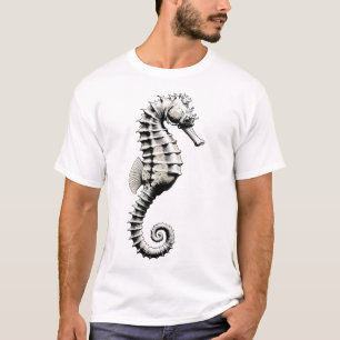 Seepferdchen-Kunst T-Shirt