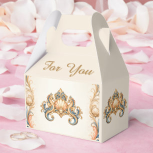 Seepferdchen Luxus-Strandhochzeit Geschenkschachtel