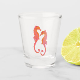 Seepferdchen mit Stammesmarkierungen  Schnapsglas