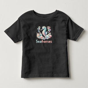 Seepferdchen, Ozean Kreatur Grafik Kleinkind T-shirt