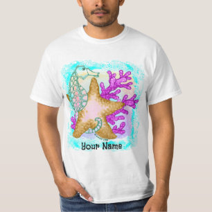 Seepferdchen Seesterne Freunde T-Shirt