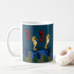 Seepferdchen Unterwasser Ozean Strand Kaffeetasse