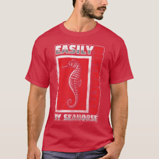 Seepferdchen Wasserschwimmer Tier Junge T-Shirt