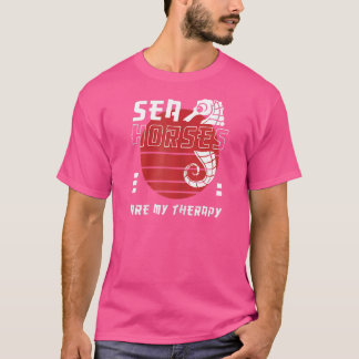 Seepferde als therapeutische Niedliche Ozeane Tier T-Shirt
