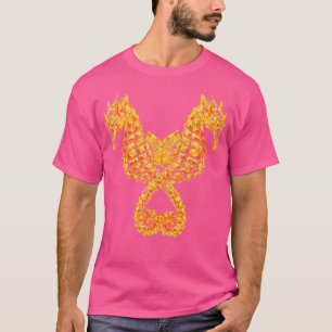 Seepferde, die Schwanz halten Stamm Tattoo T-Shirt