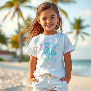 Seepferde-Fischer-Core-Hawaiian Tropical T-Shirt