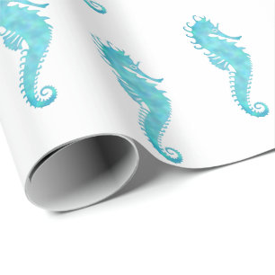 Seepferde Geschenkpapier