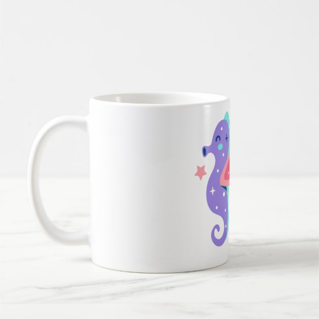 Seepferde Kaffeetasse (Links)