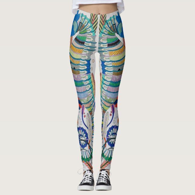 Seepferde Leggings (Vorderseite)