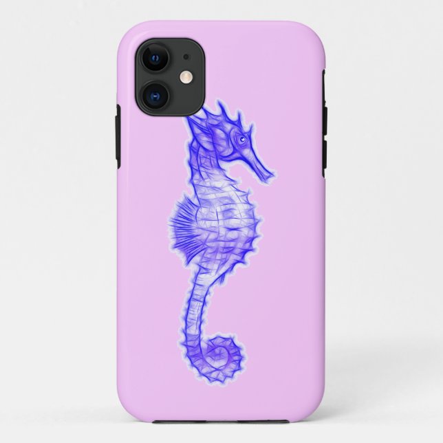 Seepferdkunst für Seepferd-Liebhaber Case-Mate iPhone Hülle (Rückseite)