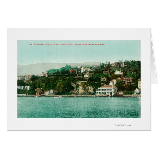 Seepromenade Aussicht San Francisco Yacht Club (Vorderseite (Horizontal))