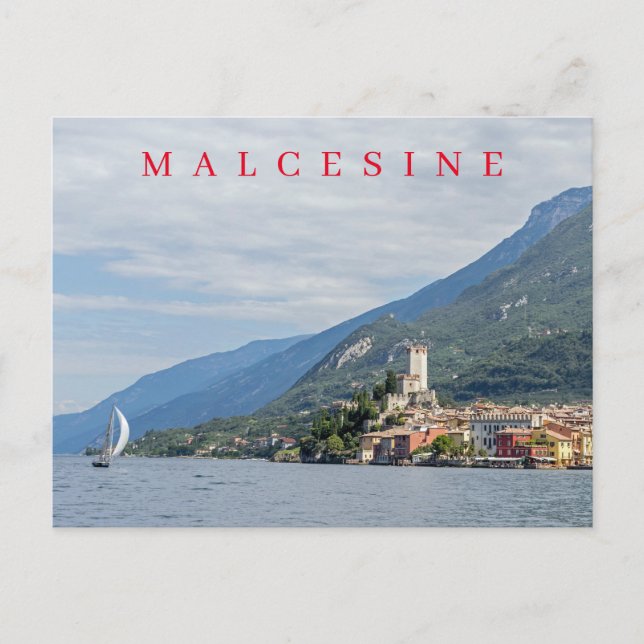 Seepromenade Locarno Postkarte (Vorderseite)