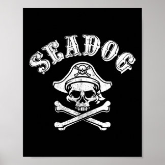 Seeräuber Pirat Bootfahren Segeln Jachten Kreuzfah Poster