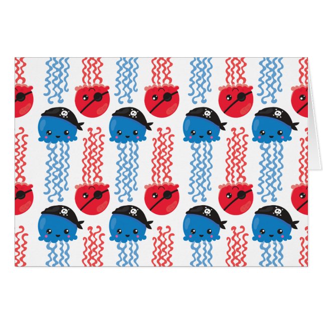 Seeräuber, Quallenfische, Meerestiere (Vorderseite (Horizontal))