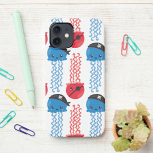 Seeräuber, Quallenfische, Meerestiere iPhone 12 Hülle