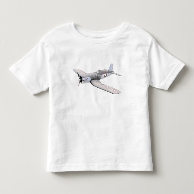 Seeräuberflugzeug ESM F-4U Kleinkind T-shirt (Vorderseite)