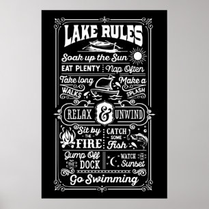Seeregeln: Die einfachen Waterside-Joys des Lebens Poster