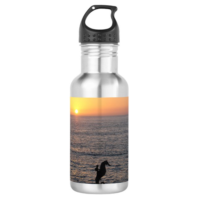SeeReiten Edelstahlflasche (Vorderseite)