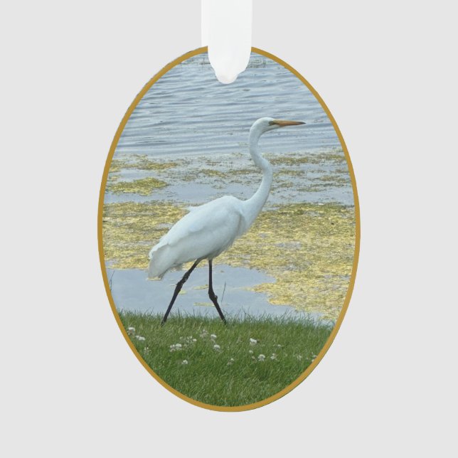 Seerosee Vogel Ornament (Vorderseite)