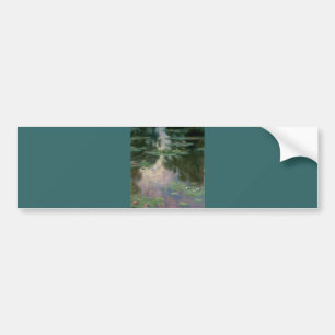 SEEROSEN IN ROSA GRÜNEM TEICH von Claude Monet Autoaufkleber