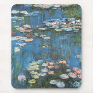Seerosen von Claude Monet, Vintage Impressionismus Mousepad