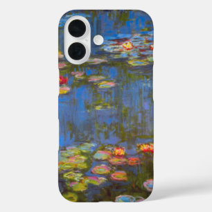 Seerosen von Claude Monet, Vintage Natur Kunst iPhone 16 Hülle