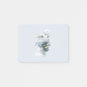 Seerosenblätter der Serenity Lotus Blumen Post-it Klebezettel