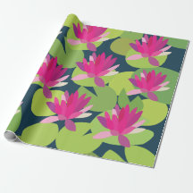 Seerosenblätter Rosa Lotusblumen Floral
