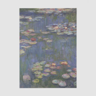 Seerosenserie von Claude Monet Seidenpapier