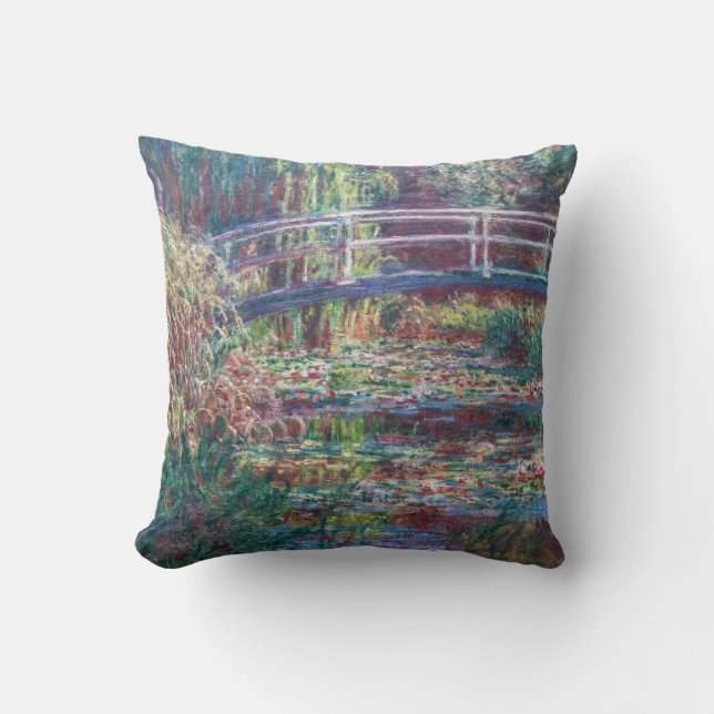 Seerosenteich (Harmonie-Rose), Monet Kissen (Vorderseite)