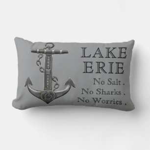 Sees Erie Not leidender nautischer Piratenanker Lendenkissen